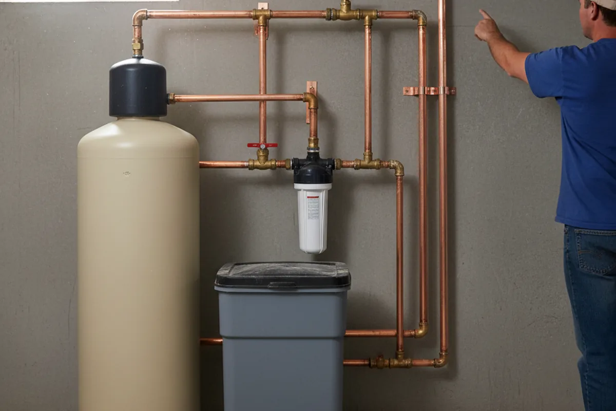 Whole-house water treatment system installed in Elkin